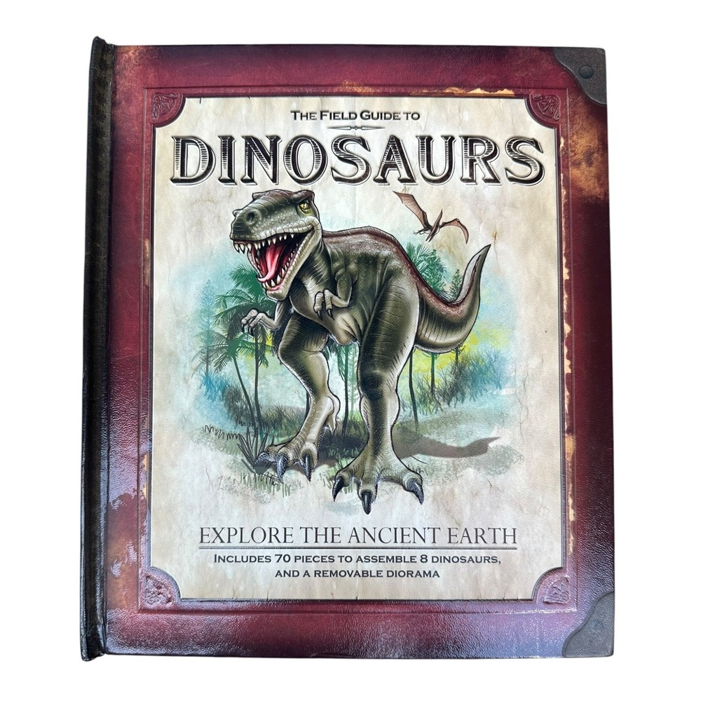 The Field Guide to Dinosaurs Hardcover Interactive Pop Out Model Activity Book